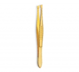 Eyebrow Tweezers Gold Plated